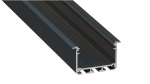 Lumines profile type INSO lacquered black 3 m